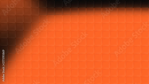 Obraz na płótnie Vibrant orange and black gradient cubic glass pattern background
