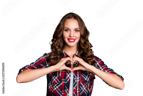Принти на полотні Portrait of her she nice cute attractive lovely lovable winsome magnificent well