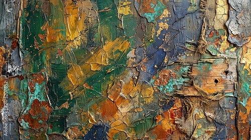 green paint texture