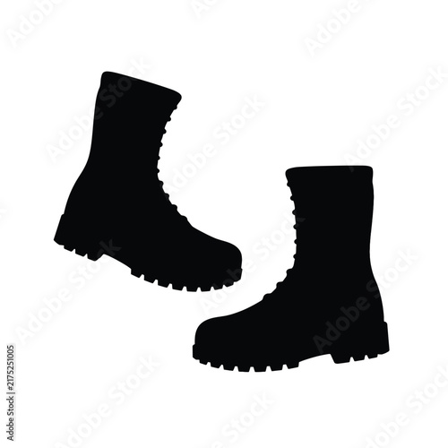 female boots vector illustration