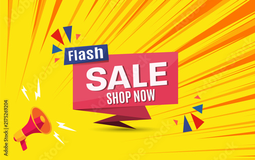 Flash Sale Template Design Background