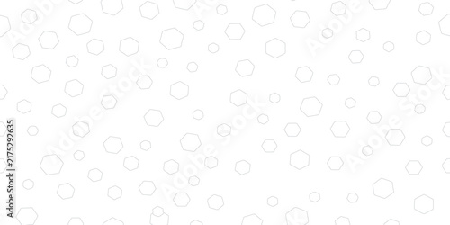 Minimal white background with delicate light gray hexagon outlines in a clean seamless pattern.