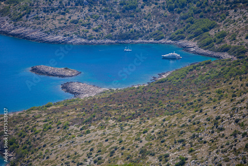 Lastovo island coastline