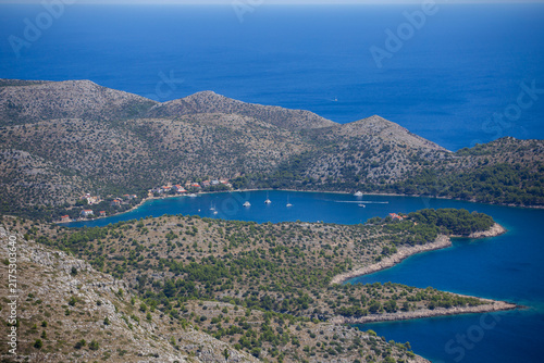 Lastovo island coastline