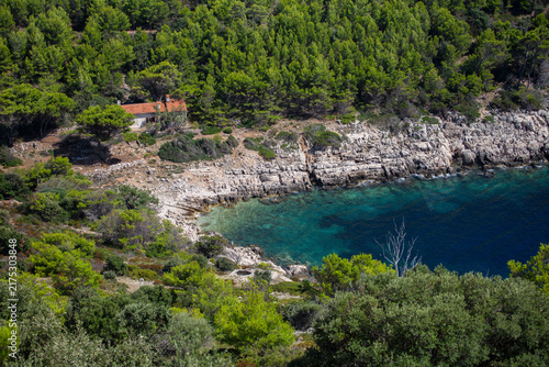 Lastovo island coastline
