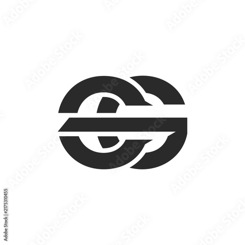 CG Lettermark Logo Design Vector