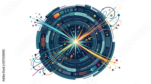 Abstract Circular Energy Burst