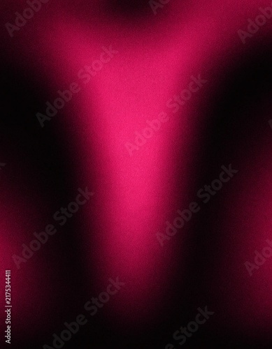 Foto Vibrant maroon pink grainy gradient background with glowing blurred light on bla