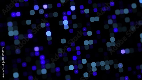 Abstract Digital Technology Background with Glowing Network