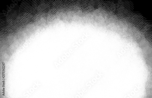 Monochrome Sketch Textured Radial Gradient Overlay. Digital Hand Drawn Crosshatch Vignette Texture. Abstract White Cross Hatch Line Burst Background