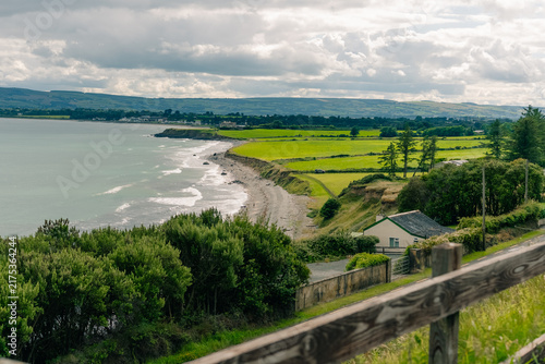 Fotografie Coastal bay landscape in County Waterford, Ireland, near Dungarvan and the scenic Waterford Greenway cycling route - County Waterford, Ireland - 31 August 2026