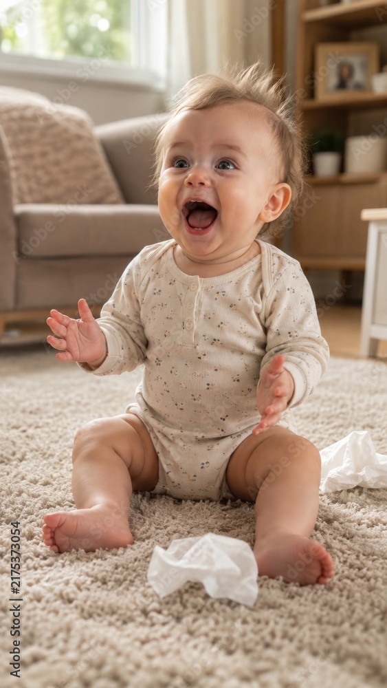 Fototapeta premium Funny Baby