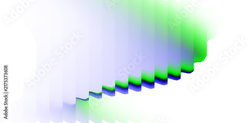 Green and blue abstract light effect PNG