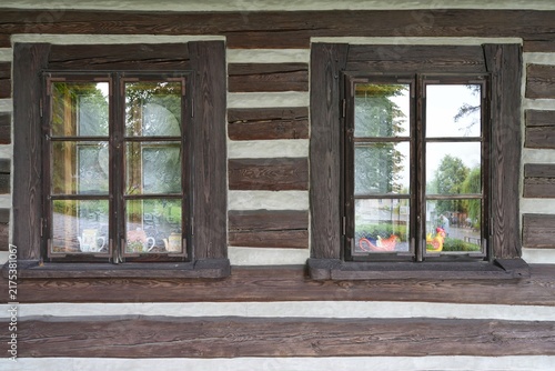 Lanckorona is a village in Lesser Poland that has become a tourist attraction for the well-preserved 19th century wooden houses in its center.