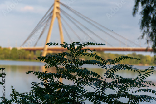 Canvastavla bridge on Dnipro river