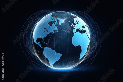 Globe technology sphere planet.