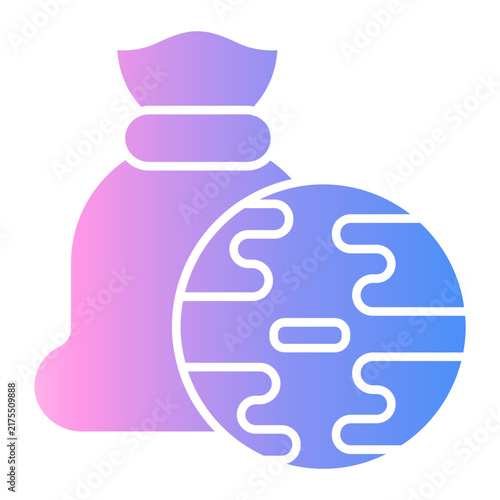 economy crisis Gradient icon
