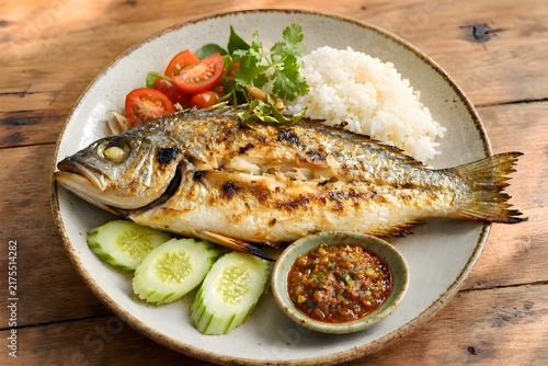 Ikan Jelawat Bakar