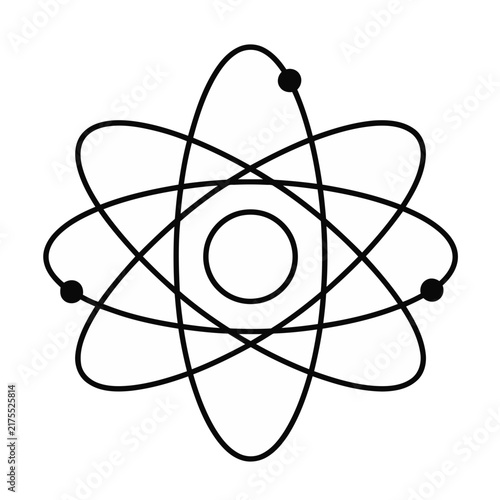 Atom model illustration