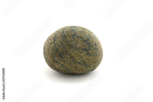 Canvas Print a stone isolated on a white background