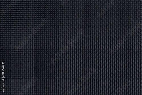 Seamless dark carbon fiber texture background with geometric pattern.