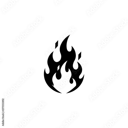 Stylized Flame Icon