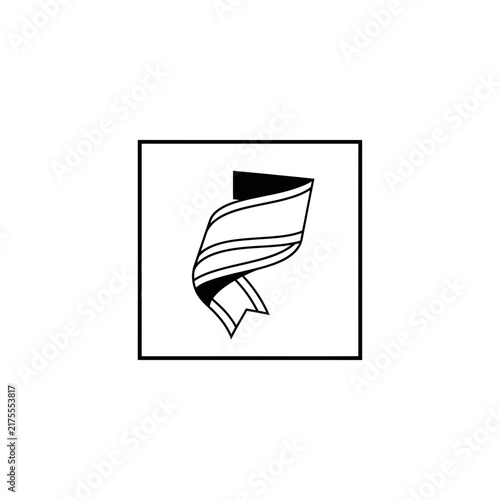 Stylized Ribbon Icon
