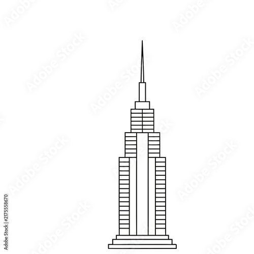 Stylized Skyscraper Illustration