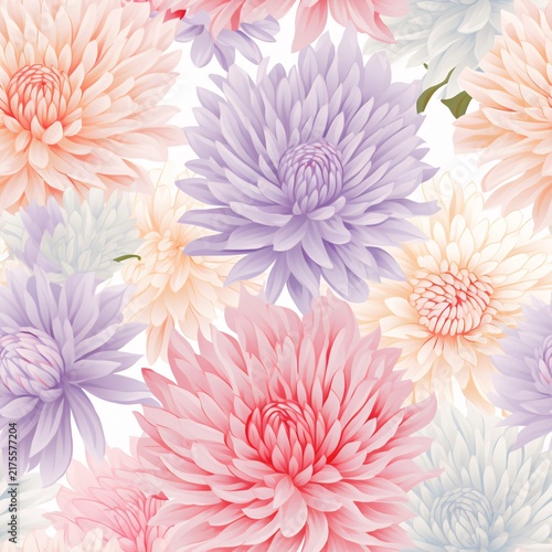 Flower Seamless Pattern, Floral Seamless Pattern, Botanical Flower Background, Floral Digital Paper, Decorative Flower Pattern, Botanical Design