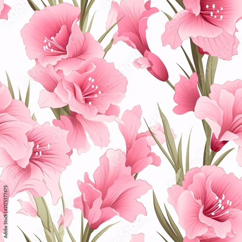 Flower Seamless Pattern, Floral Seamless Pattern, Botanical Flower Background, Floral Digital Paper, Decorative Flower Pattern, Botanical Design