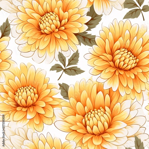 Flower Seamless Pattern, Floral Seamless Pattern, Botanical Flower Background, Floral Digital Paper, Decorative Flower Pattern, Botanical Design