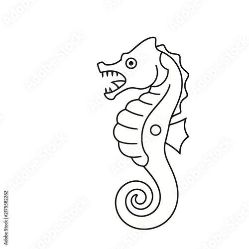 Seahorse illustration