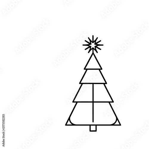Stylized Christmas Tree Icon