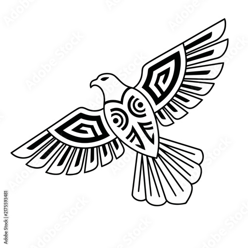 Tribal Eagle Vector Art