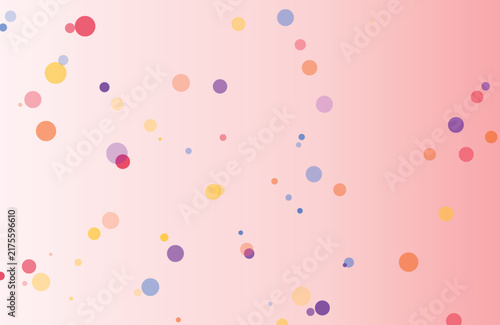 Abstract background with colorful polka dots for modern graphic design projects.