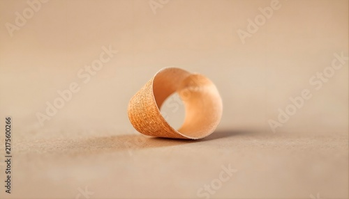 Spiral Pencil Shaving Macro Detail Craftsmanship Concept Background