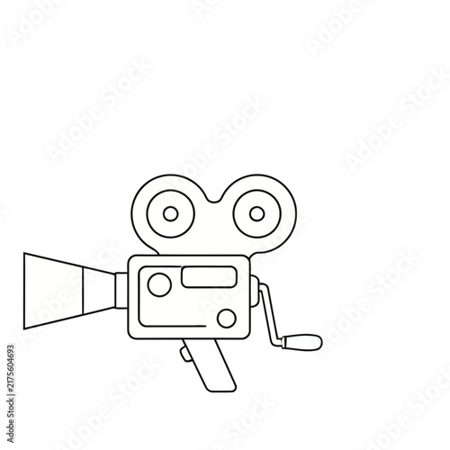 Vintage Film Camera Illustration