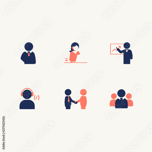 business people icons