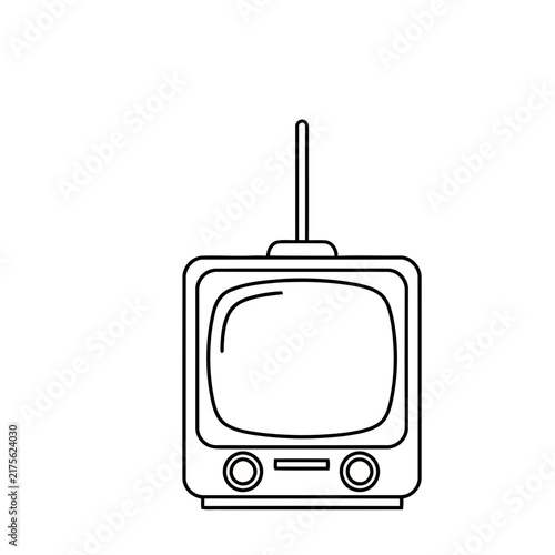 Retro Television Icon