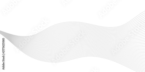 Abstract wave lines illustration in light gray