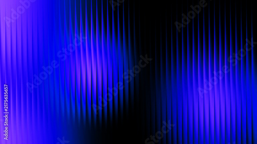 Abstract blue vertical lines background with gradient light effects