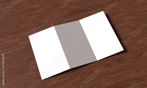 Leaflet white isolated color mockup empty blank paper business page leaflet document template cover catalog stationary sheet mag mockup print mockup leaflet booklet presentation card banner mockup art