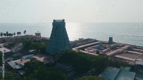Thiruchendur Murugan Temple Situated on the Ocean Coastline