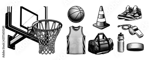 Basketball equipment collection