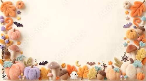 Whimsical Fluffy Autumn Background