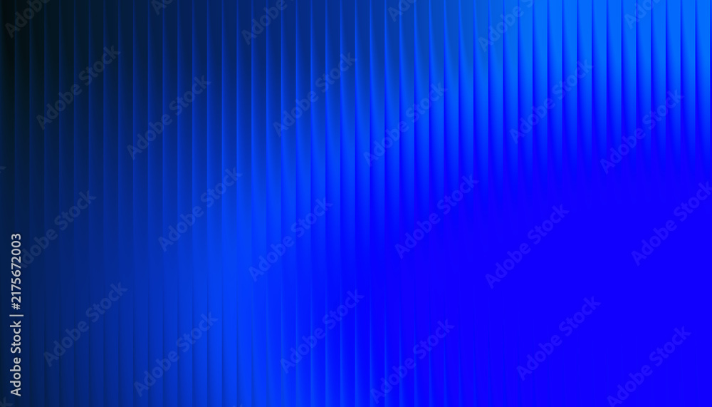 Obraz premium Abstract blue background with vertical lines and gradient light effect