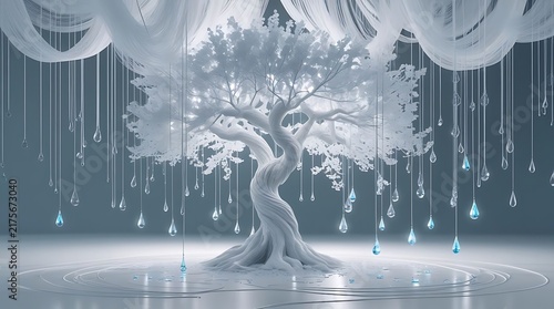 Heavenly White Tree
