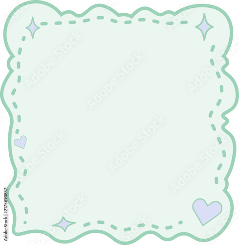 Notepad Frame doodle color