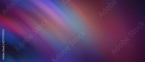 Abstract grainy gradient banner featuring dynamic blend of purple magenta and deep blue hues creates perfect backdrop for modern digital creative media.