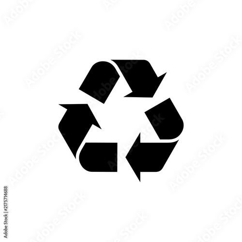 Obraz na plátně recycle symbol icon